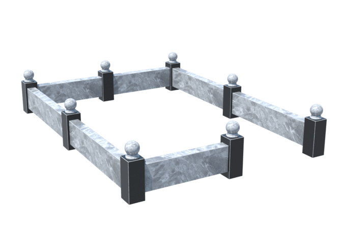 Цоколи на могилу в Курске | Цоколь на могилу №0031