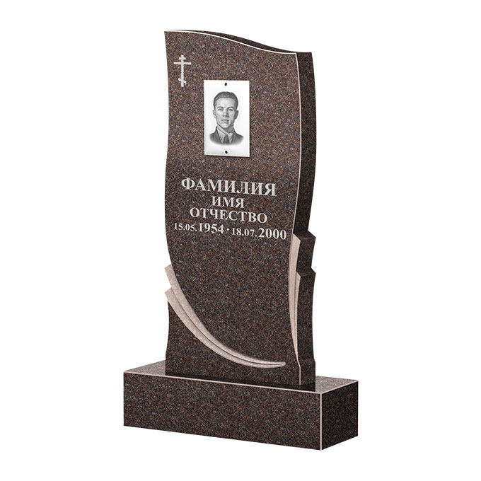 Гранитные памятники в Курске | Памятник из гранита Елизовский ФГЦ-044