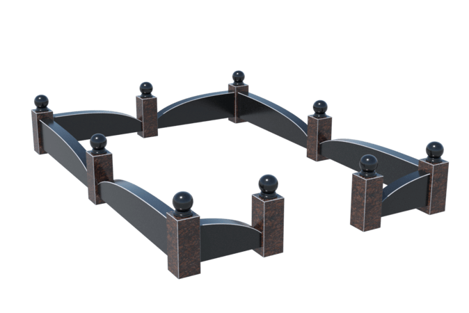 Цоколи на могилу в Курске | Цоколь на могилу №0044