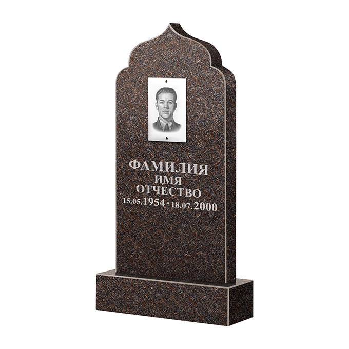 Памятники из цветного гранита в Курске | Памятник из гранита Елизовский ФГЦ-037