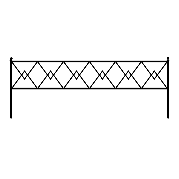 Кованые изделия в Курске | Кованая оградка ОГ.002