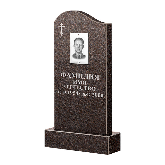 Памятники из цветного гранита в Курске | Памятник из гранита Елизовский ФГЦ-030