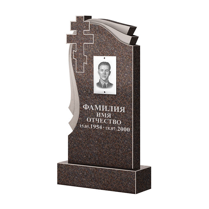 Гранитные памятники в Курске | Памятник из гранита Елизовский ФГЦ-081
