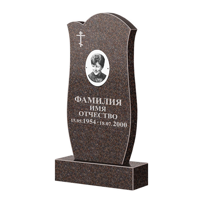 Памятники из цветного гранита в Курске | Памятник из гранита Елизовский ФГЦ-039