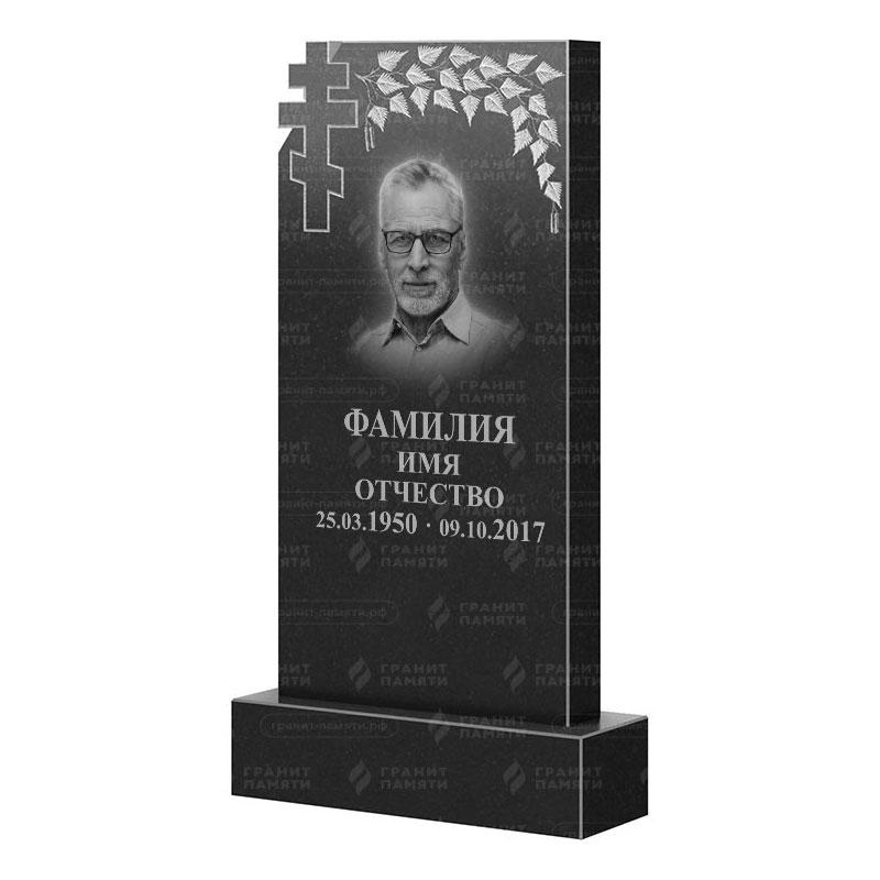 Памятники из гранита с деревом в Курске | Гранитный памятник ФГ-202