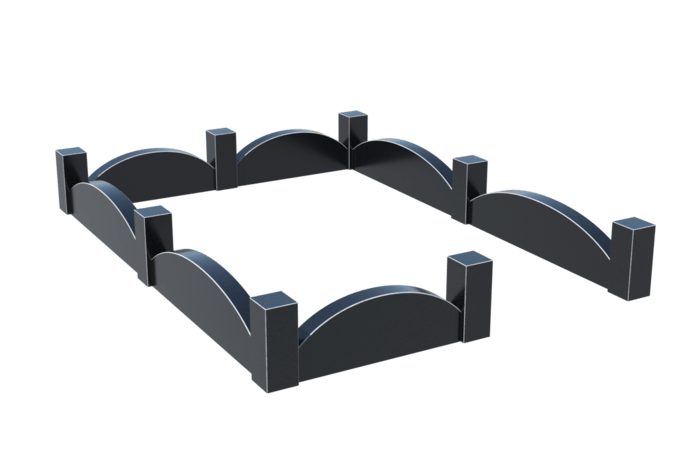 Цоколи на могилу в Курске | Цоколь на могилу №0001