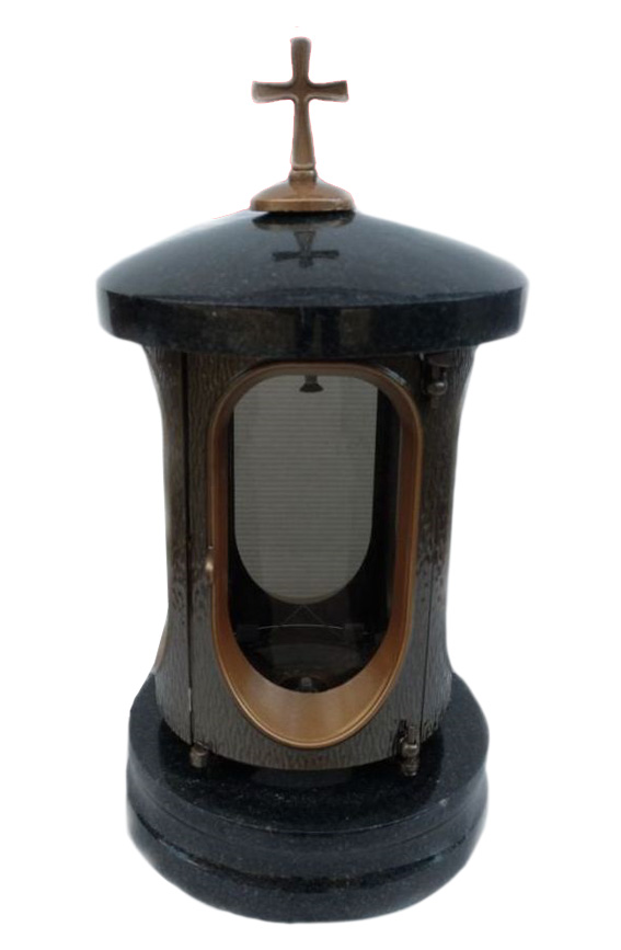 Лампадки из камня на могилу в Курске | Лампадка из гранита Габбро