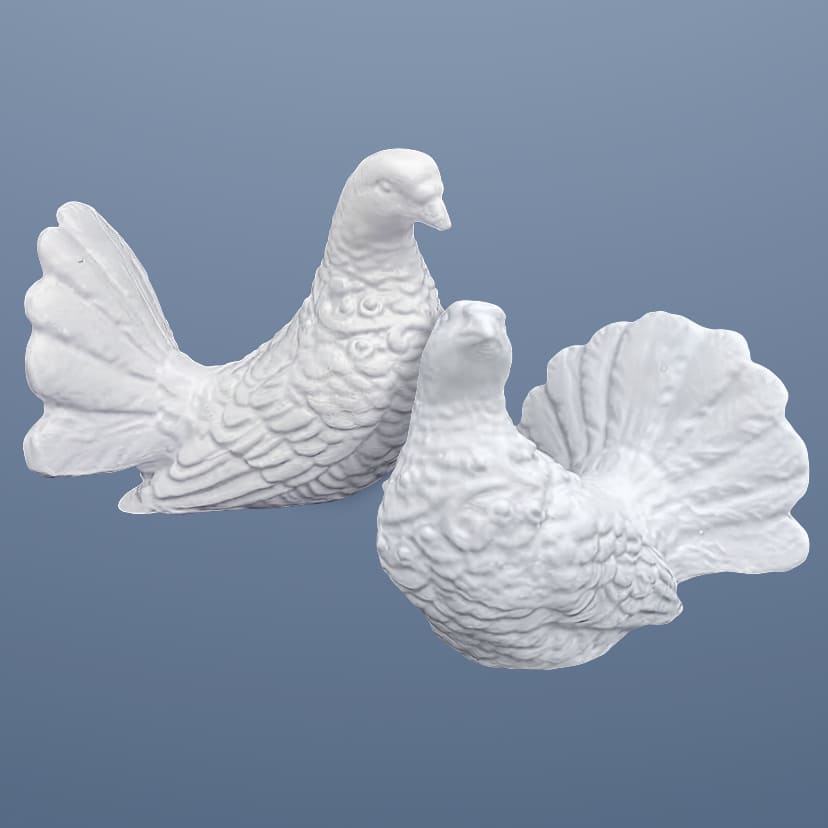 Скульптуры из искусственного мрамора в Курске | Голубь пара