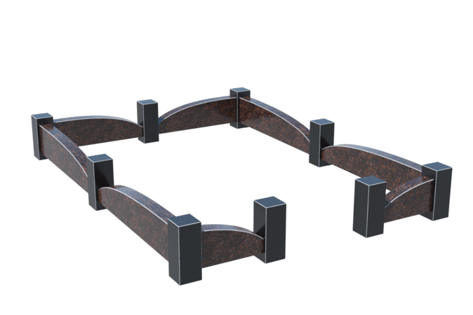 Цоколи на могилу в Курске | Цоколь на могилу №0042