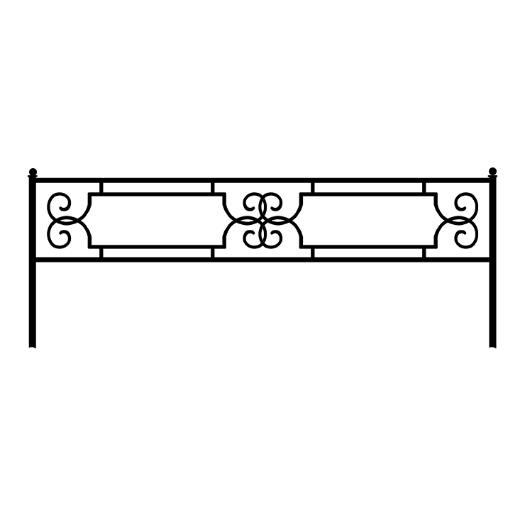 Кованые изделия в Курске | Кованая оградка ОГ.004