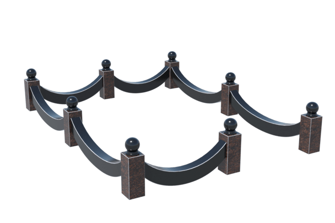 Цоколи на могилу в Курске | Цоколь на могилу №0026