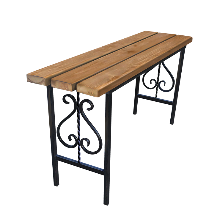 Кованые изделия в Курске | Кованая скамейка СТ.003