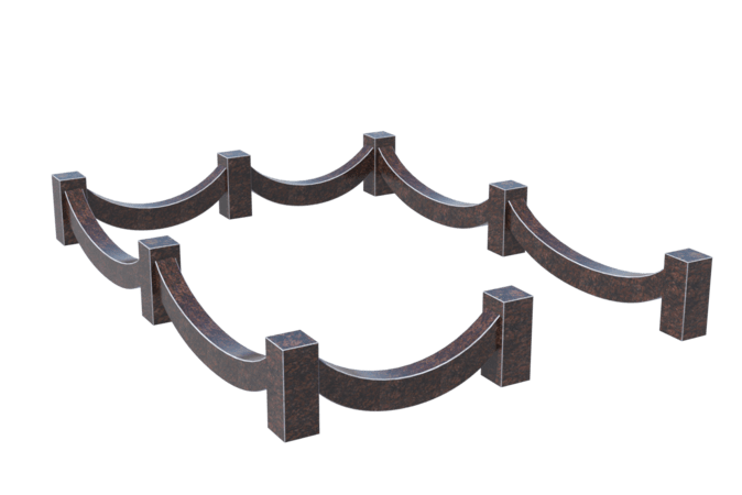 Цоколи на могилу в Курске | Цоколь на могилу №0025