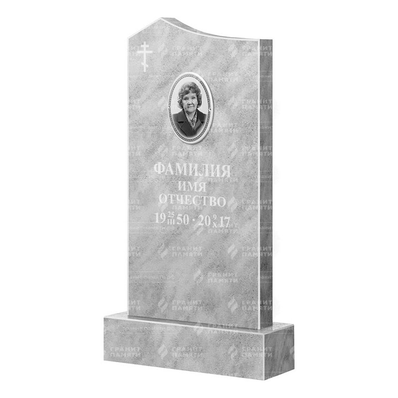 Бюджетные памятники в Курске | Мраморный памятник ФМ-008