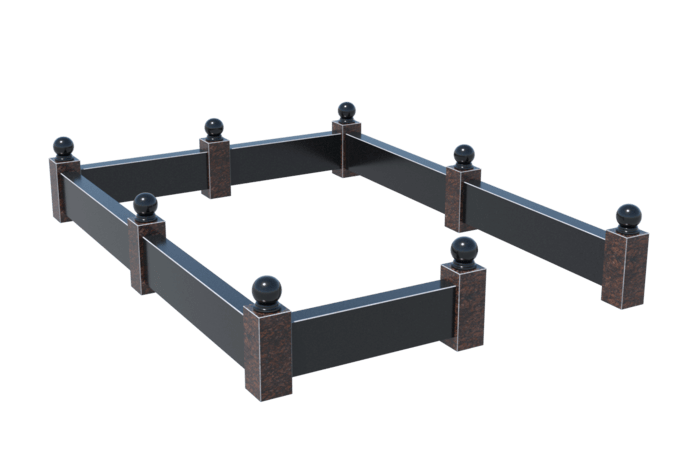 Цоколи на могилу в Курске | Цоколь на могилу №0035