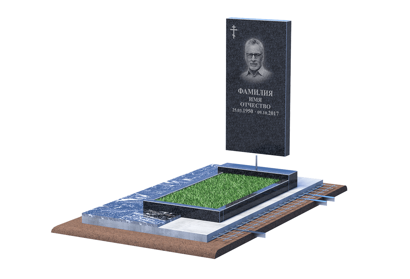 Установка памятника в Курске