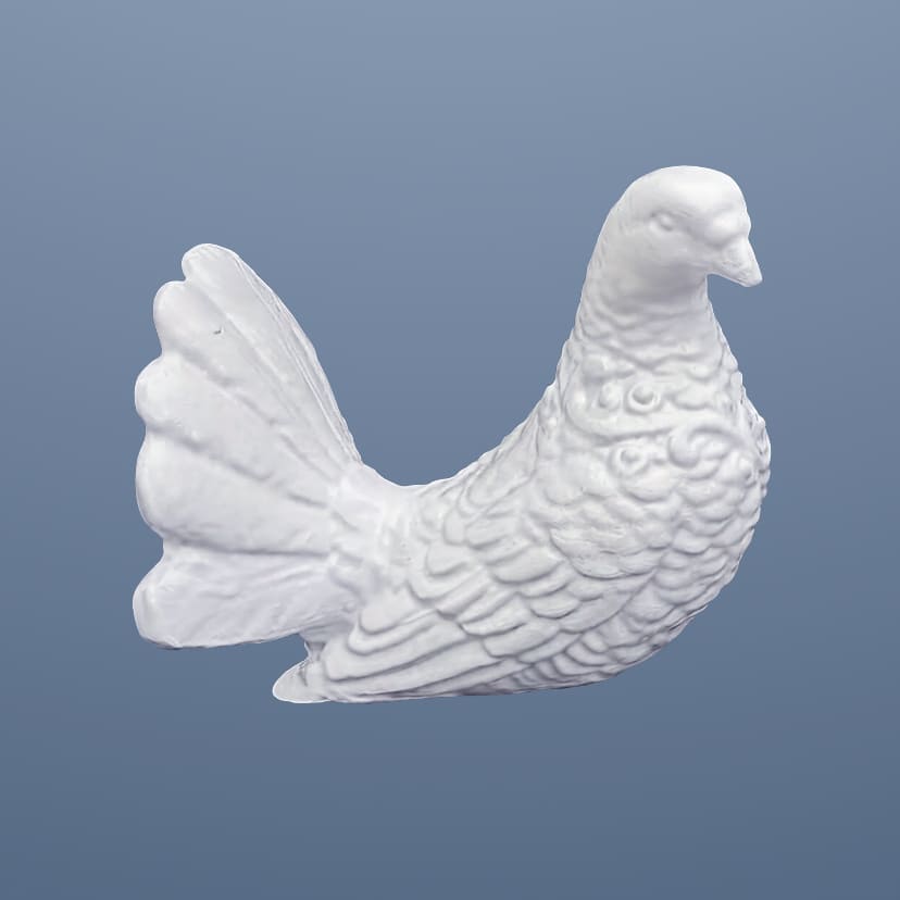 Скульптуры из искусственного мрамора в Курске | Голубь право