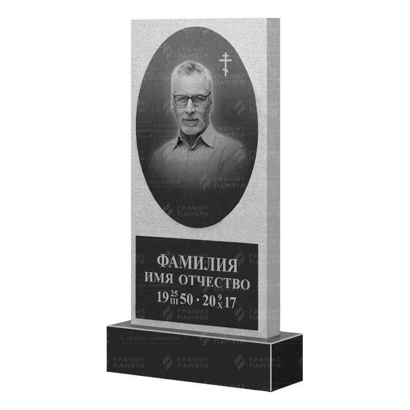 Памятники из гранита вертикальные в Курске | Гранитный памятник ФГ-166