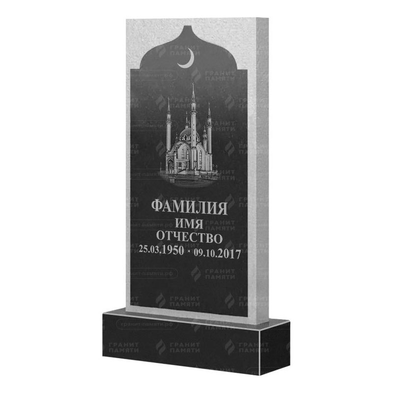 Мусульманские памятники на могилу в Курске | Гранитный памятник ФГ-167