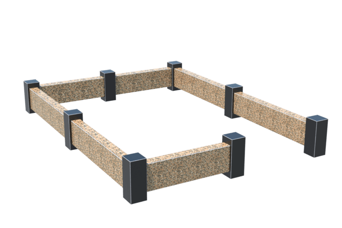 Цоколи на могилу в Курске | Цоколь на могилу №0037