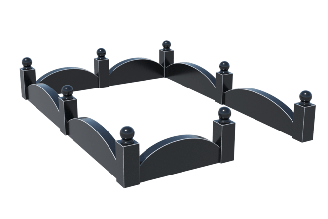 Цоколи на могилу в Курске | Цоколь на могилу №0002