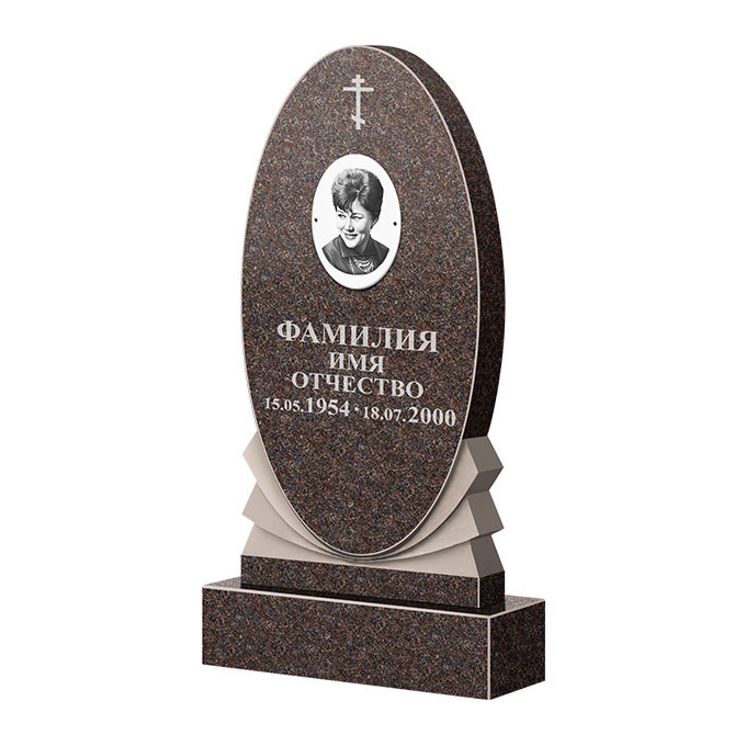 Памятники из цветного гранита в Курске | Памятник из гранита Елизовский ФГЦ-068