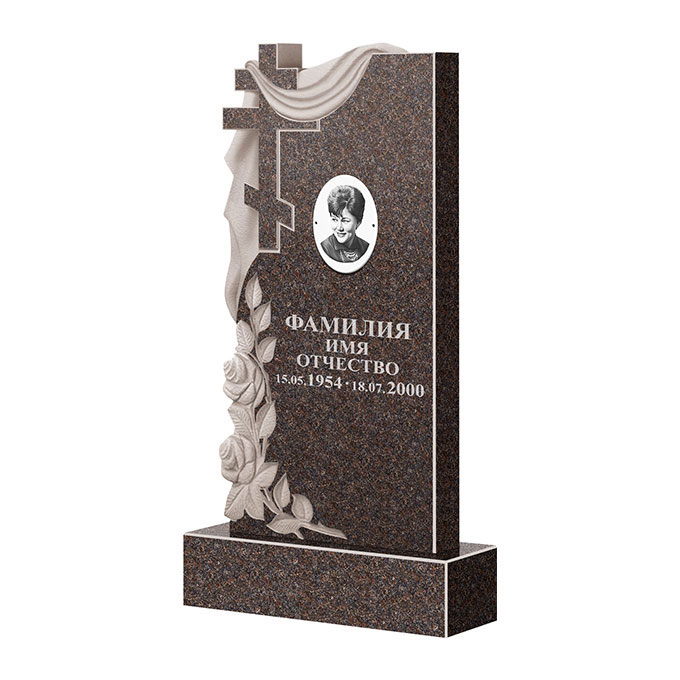 Гранитные памятники в Курске | Памятник из гранита Елизовский ФГЦ-189