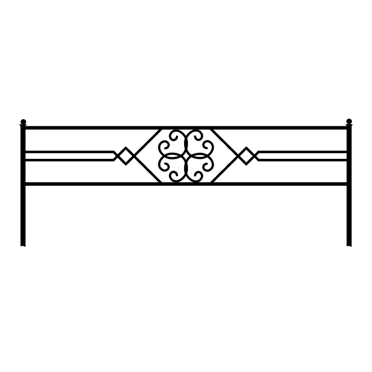 Кованые изделия в Курске | Кованая оградка ОГ.003