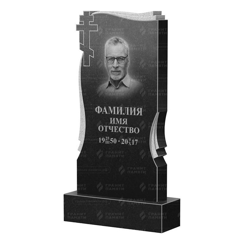 Памятники из гранита вертикальные в Курске | Гранитный памятник ФГ-185